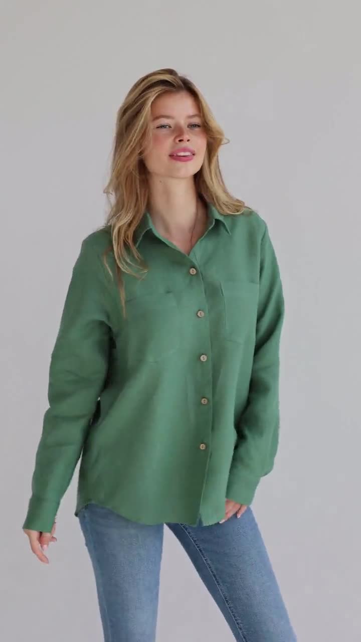 eucalyptus green dress shirt DiBanGu Mens Dress Shirt Solid Sage Green Splicing Silk Button Down Shirt main image 1