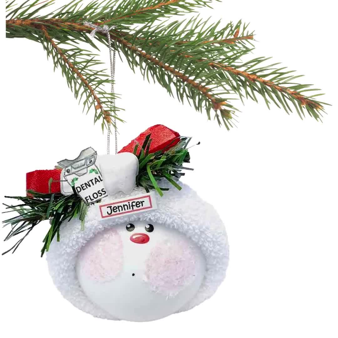 dental hygienist christmas ornament