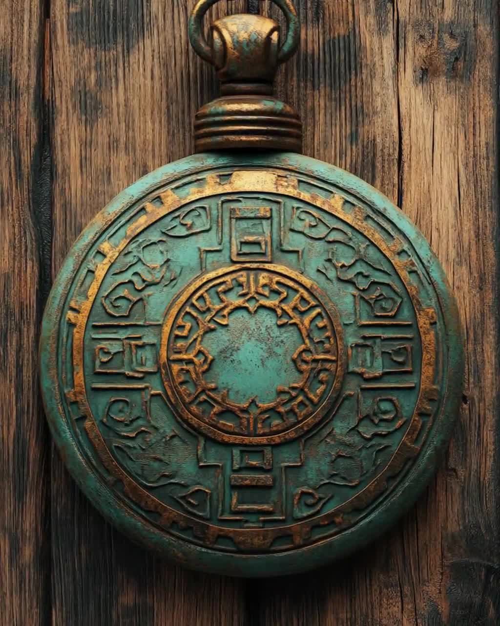 Dong Son Bronze Drum Art Print, Vietnamese Cultural Decor Poster