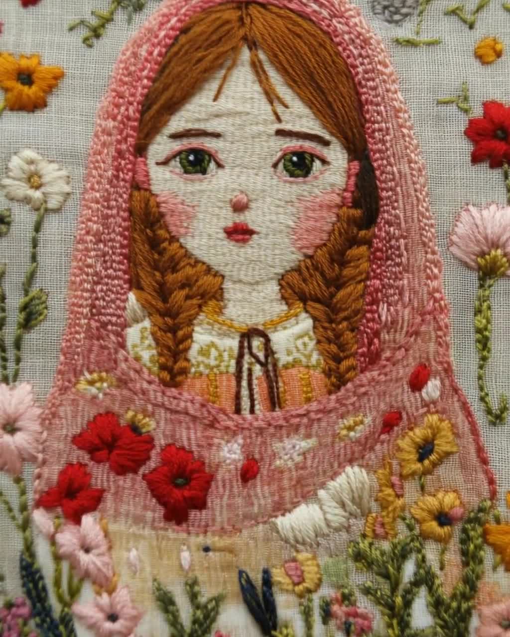 セルビア刺繍アートプリント：バルカン半島の民芸品壁装飾 - Etsy 日本
