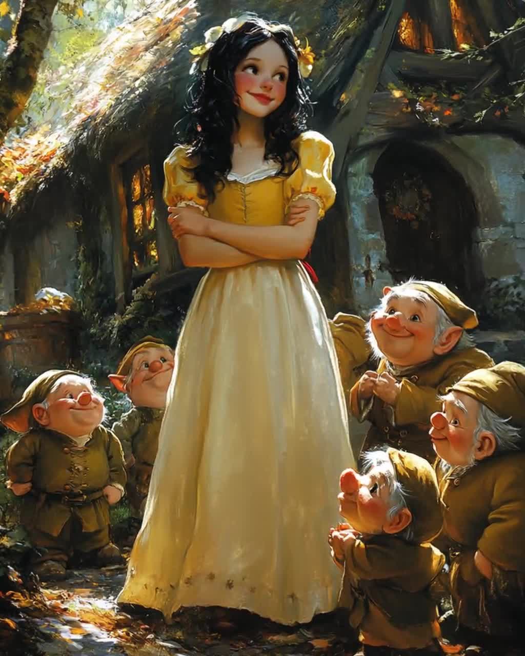 白雪姫のアートプリント：気まぐれな絵本の子供部屋の装飾 - Etsy 日本