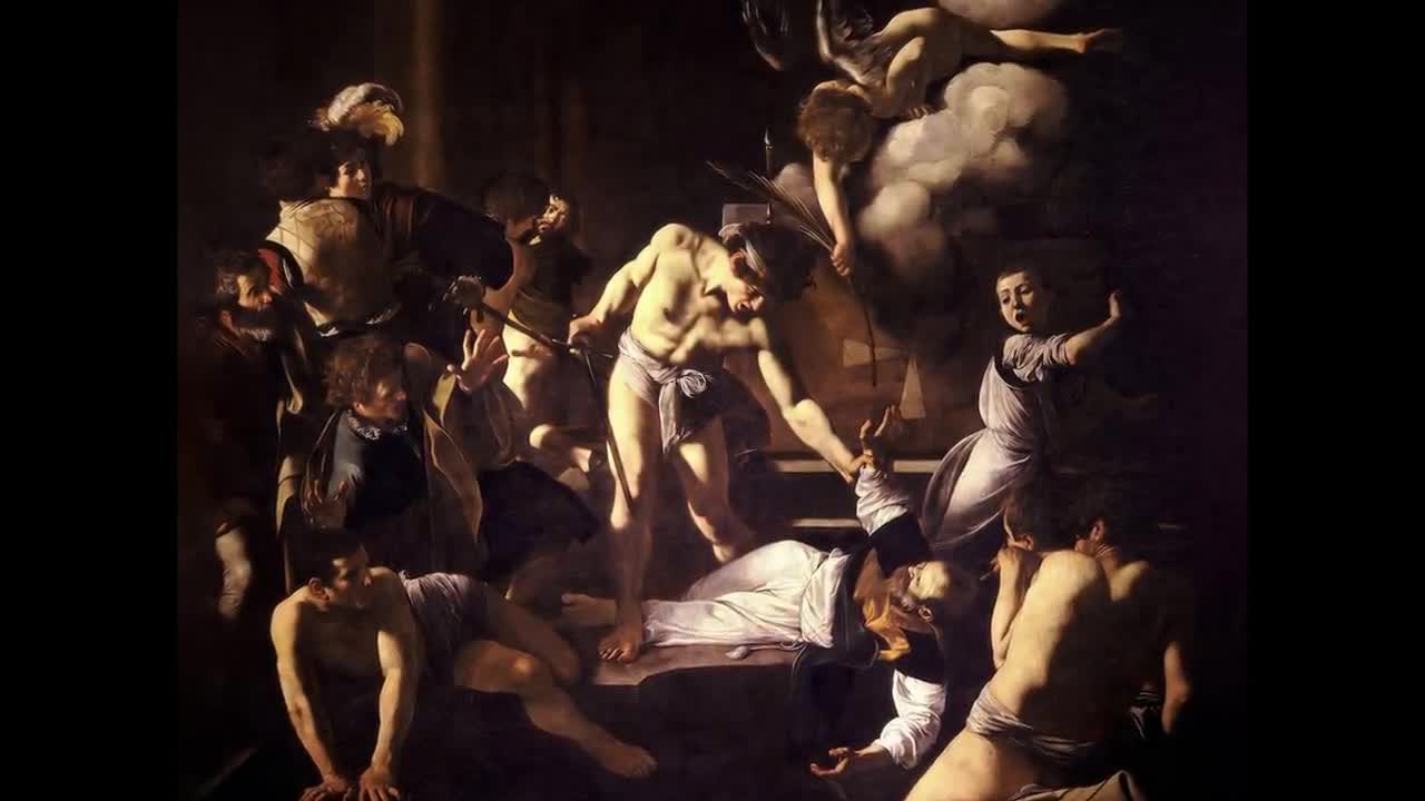 カラヴァッジョの『聖マタイの殉教』：イタリア・バロック美術の版画
