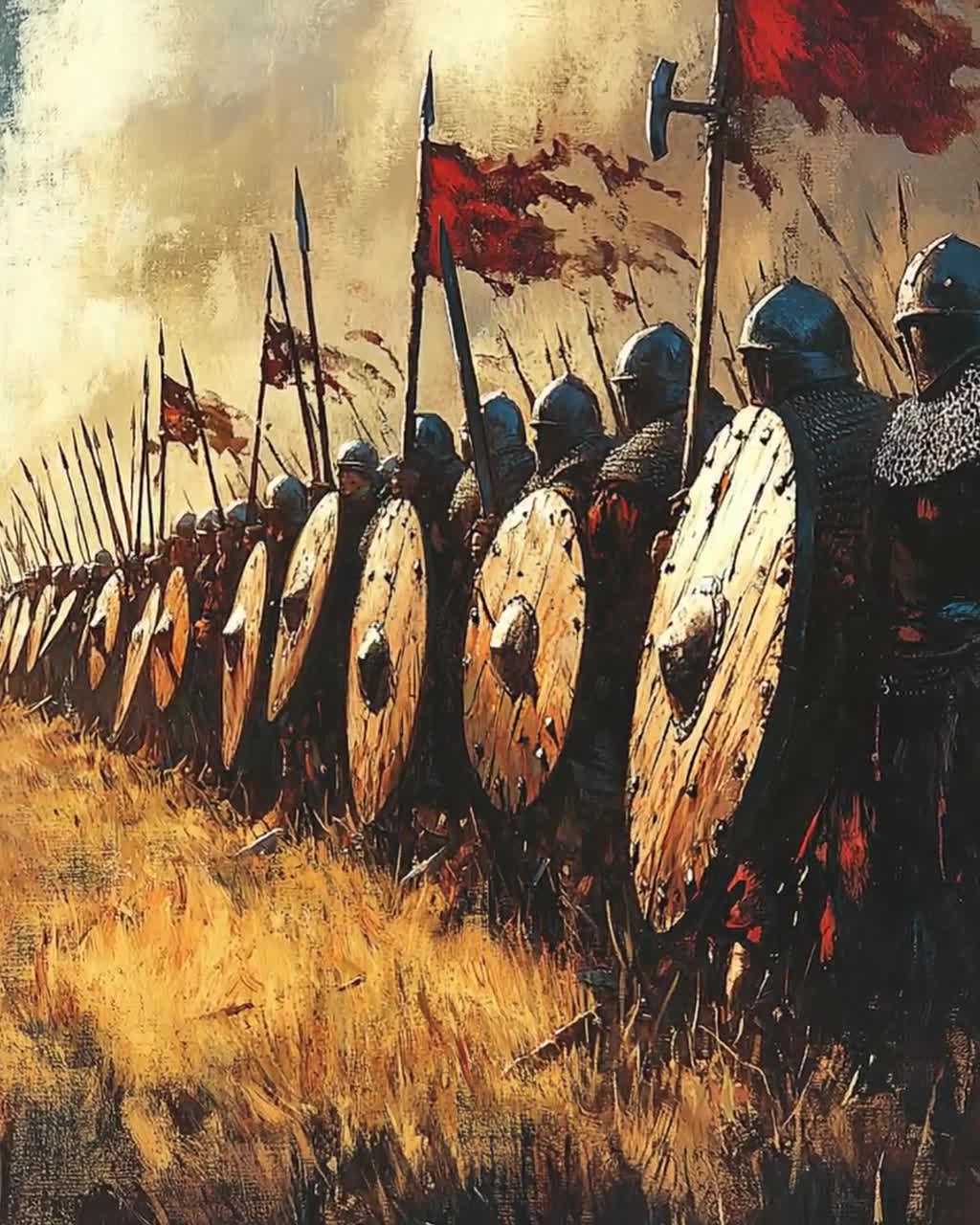 Battle Of Hastings Shield Wall