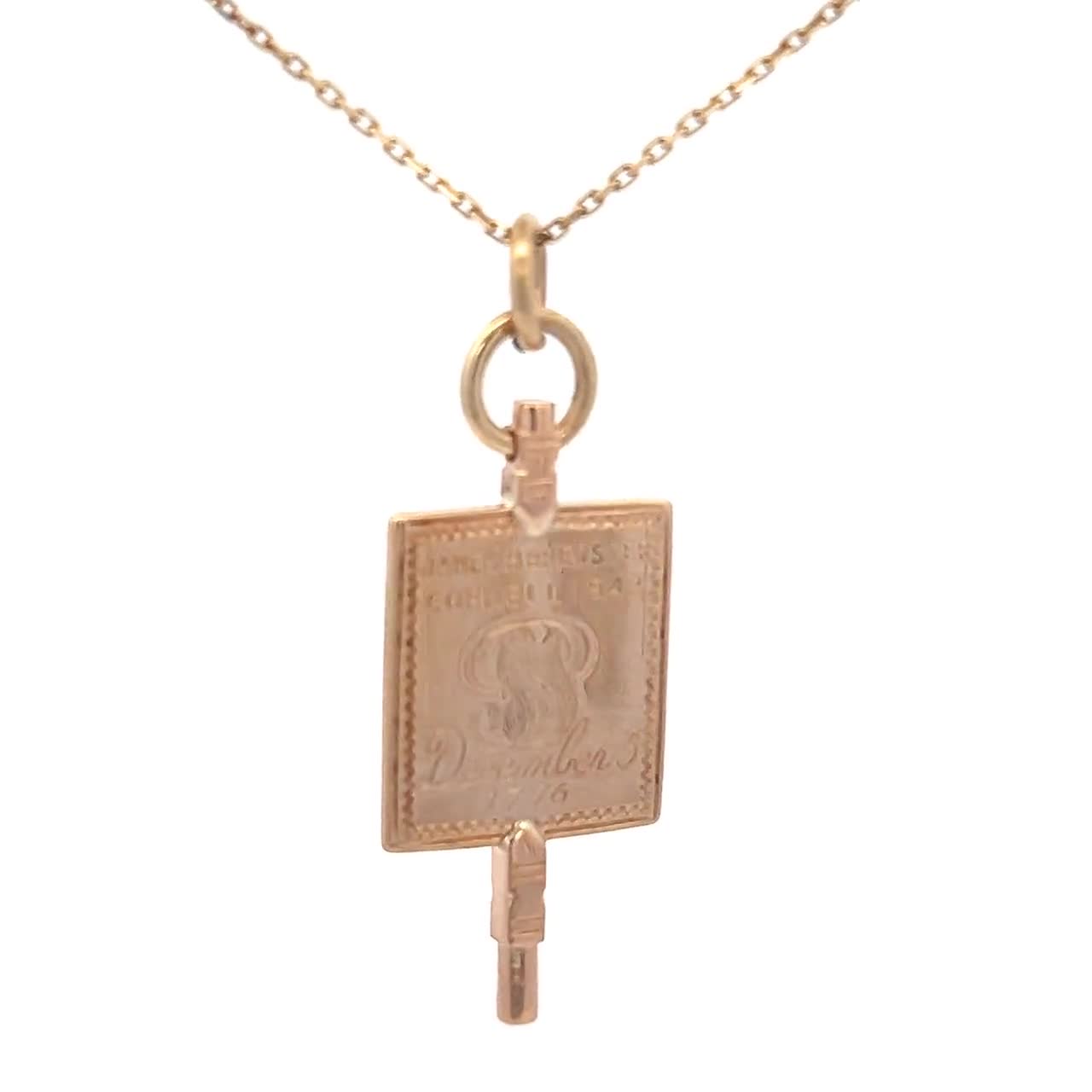 10k gold Phi Alpha Kappa Greek 2024 Fraternity charm