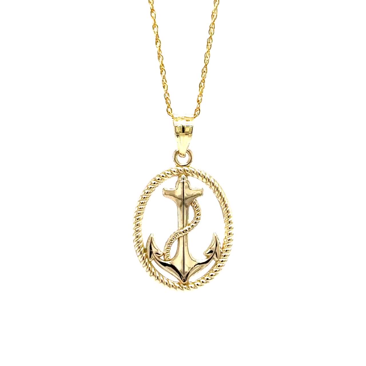 Ship Anchor Pendant L Nautical Treasure Jewelry U2013 N.T.J