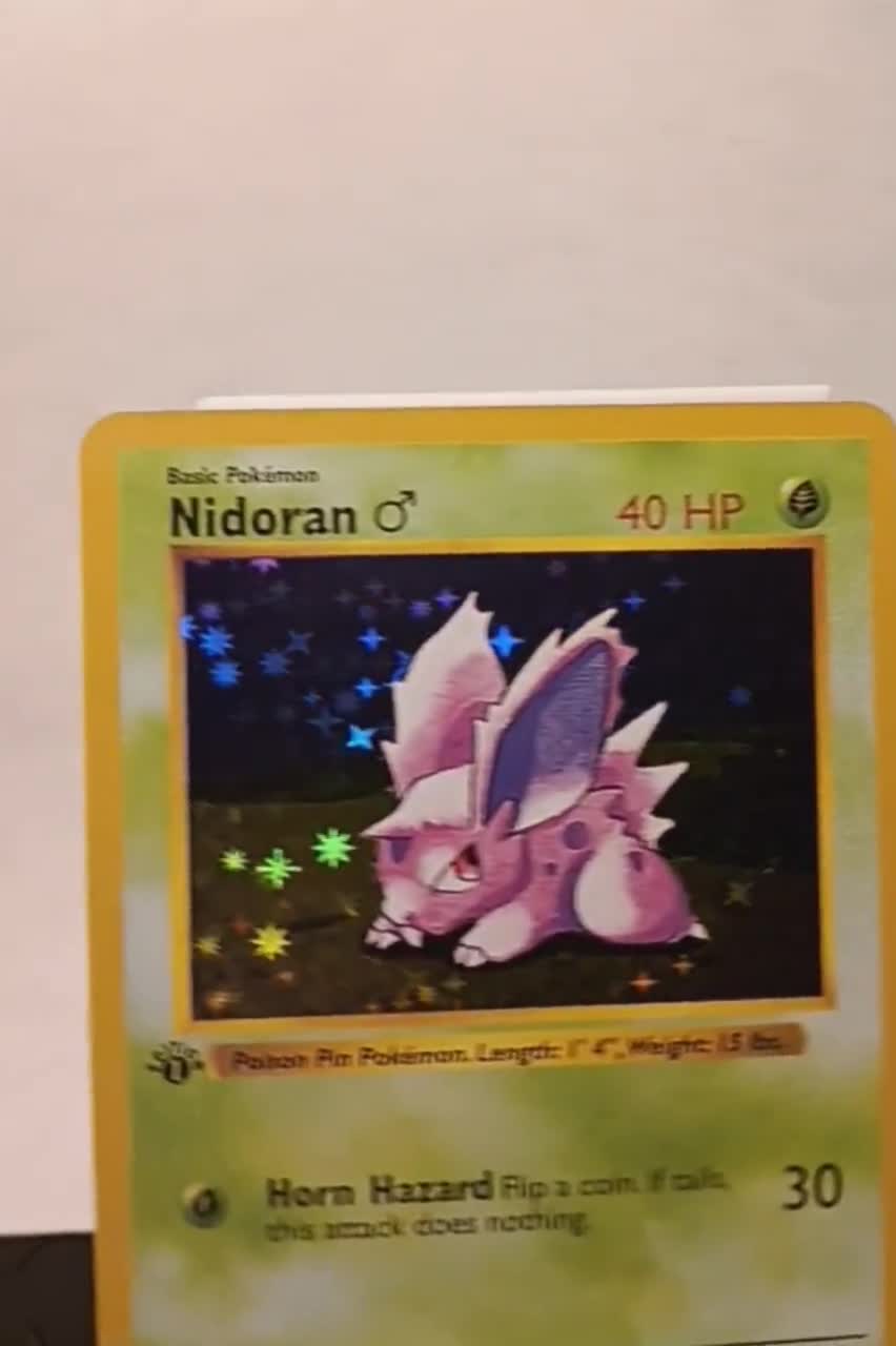 Nidoran 1st Edition Shadowless Proxy - Perfect Gift for Kids or