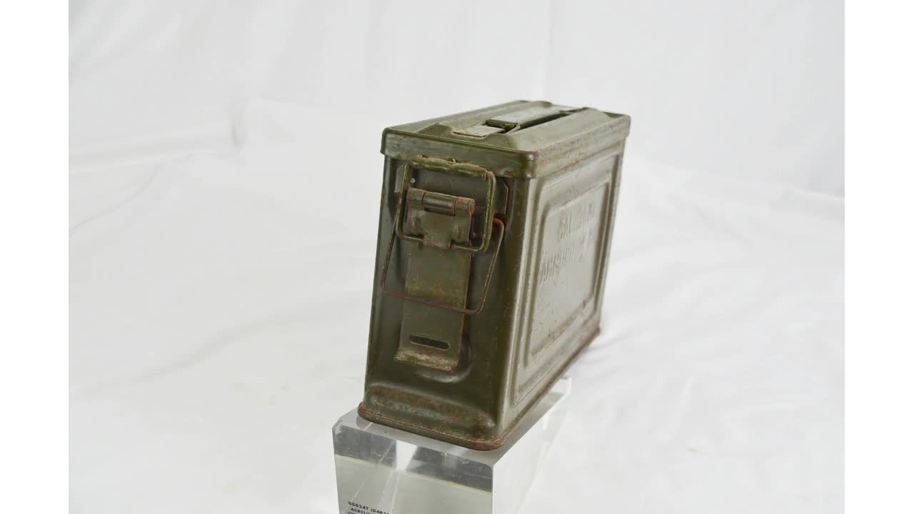 US Army WWII Ammo Box Cal. 30 M2 Vintage Military Surplus