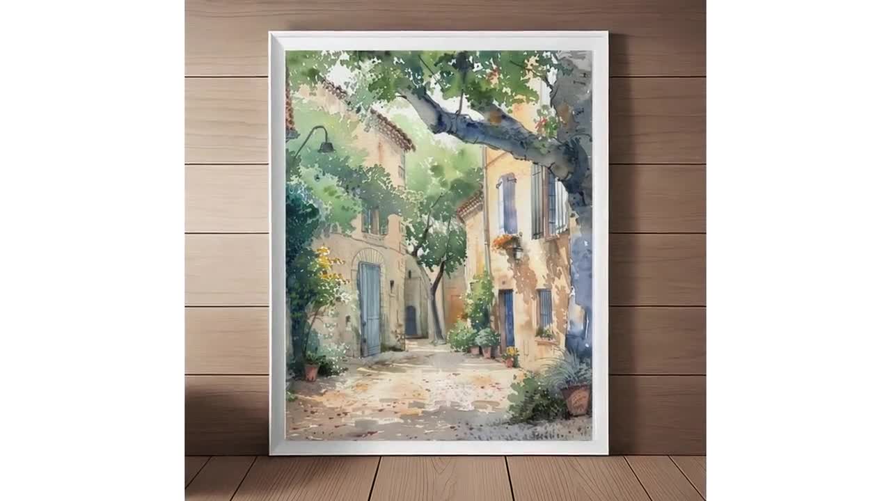 南フランスの絵画、エクスアンプロヴァンスのアートワーク、フランスの