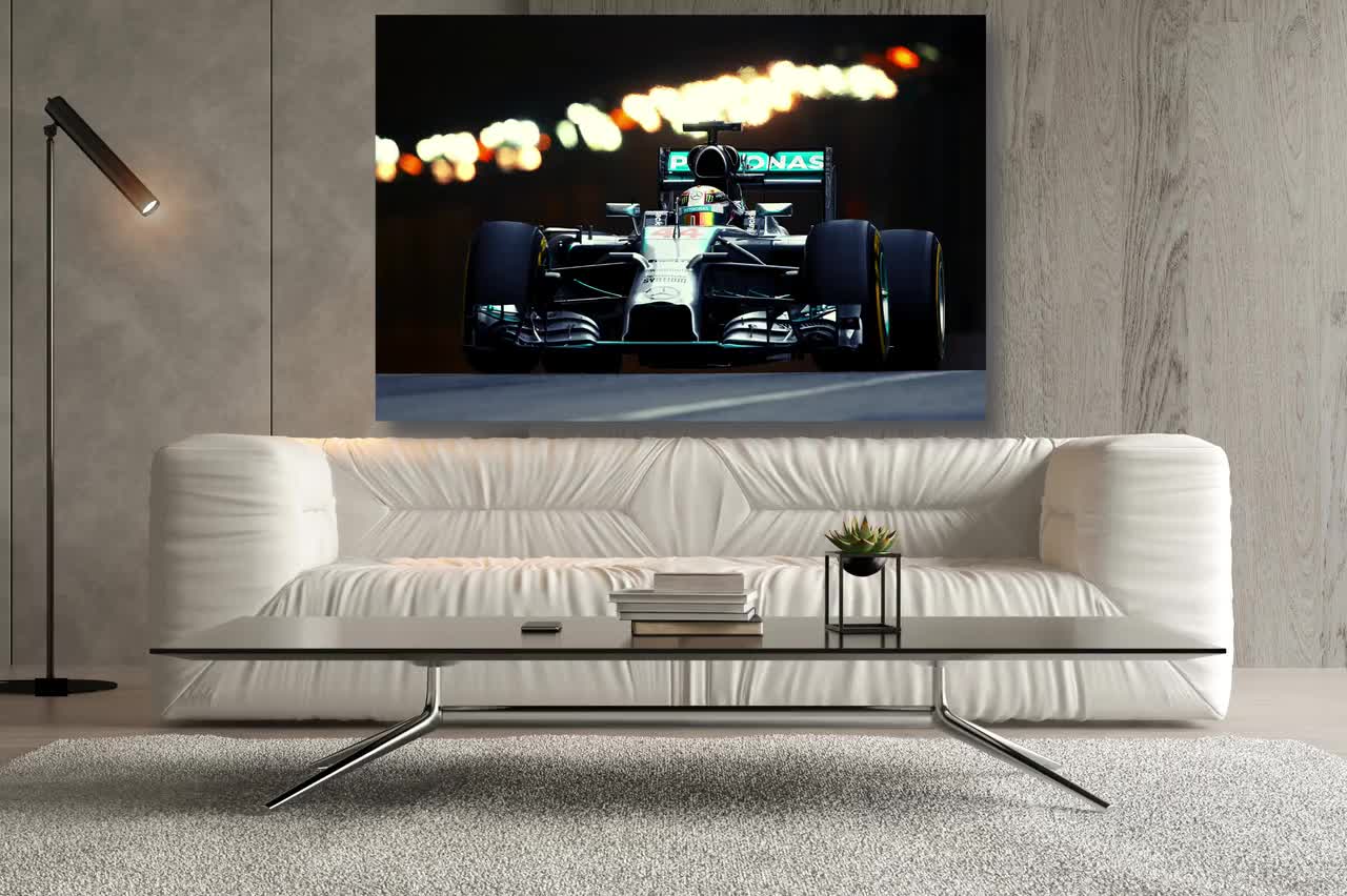 Lewis Hamilton Close up and personal Canvas wall art 2022 - 32