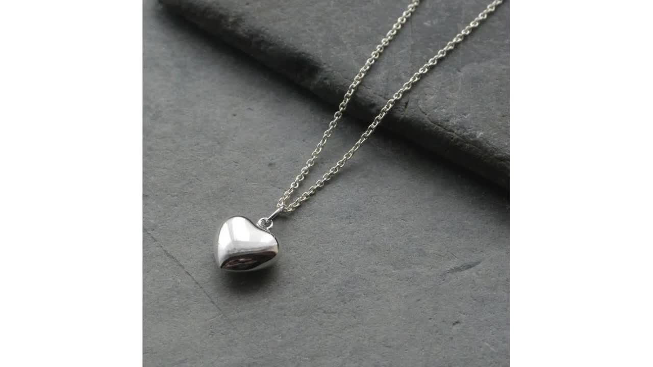 【STONEHENgE】Silver Material Heart Necklace SC1772/SC1773 Stonehenge/avebury Sarsen Stone Heart Pendant 925 Sterling