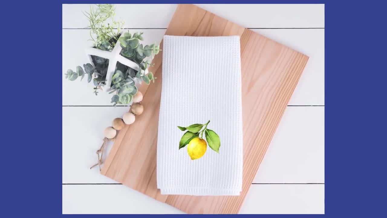 Lemon sale dish towels