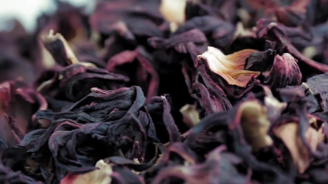 Hibiscus Flowers, Dried, Size: 1 lbs