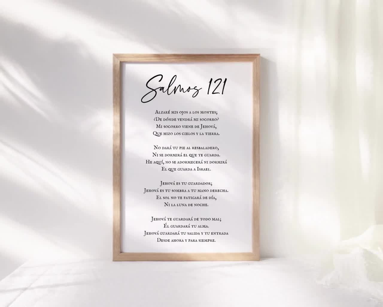 Salmos 121, Spanish Bible Verse Printable, Psalms, Verso De La Biblia,  Psalm 121, Citas Cristianas, Christian Home Decor, Modern Scripture