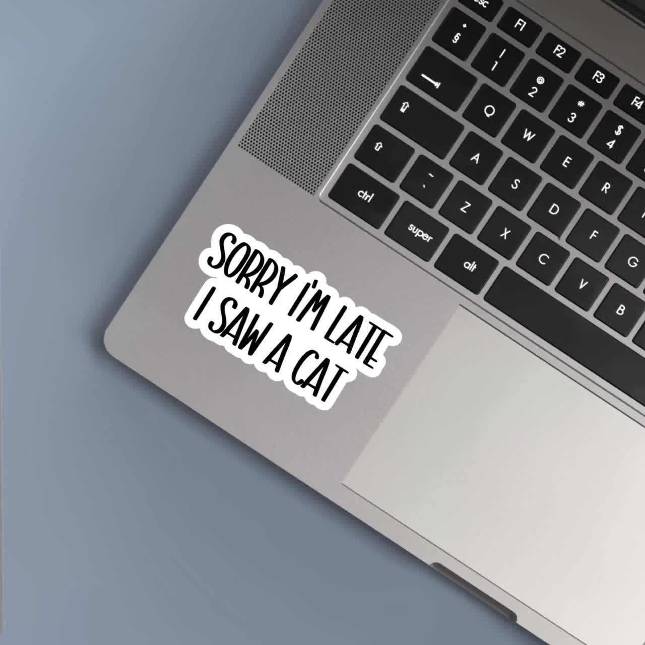 Life Is Short So Am I Sticker - For Laptops, Water Bottles - View #3