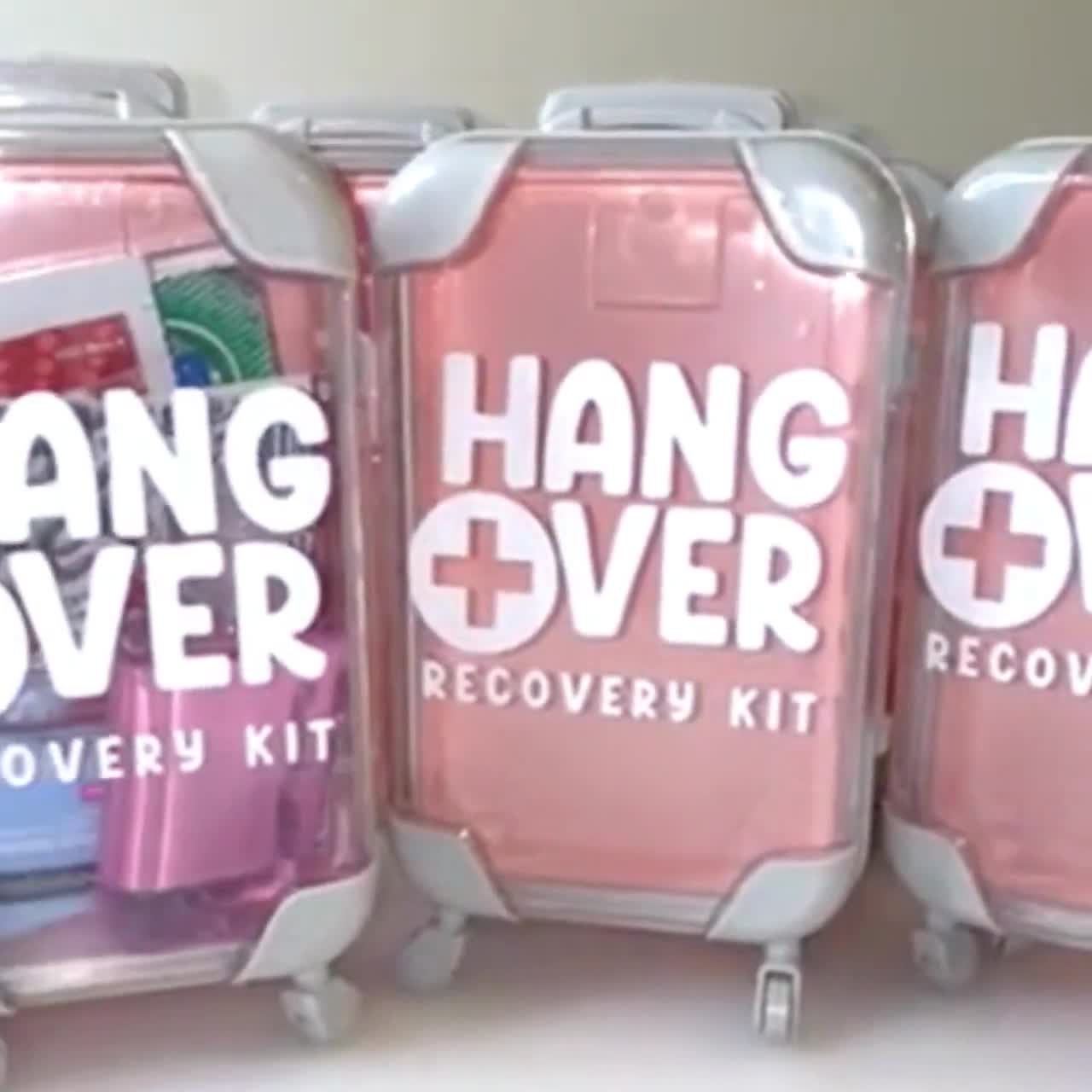 Custom Hangover Kit Hangover Survival Recovery Kit Bachelorette