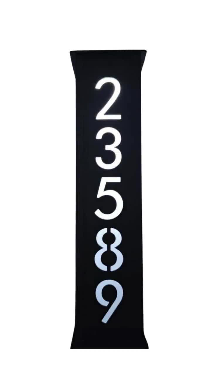 Solar Address Sign & Well Head Cover: 10