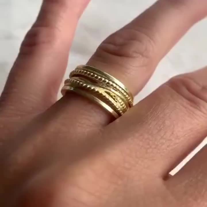 Women's Filament Stacking Rings