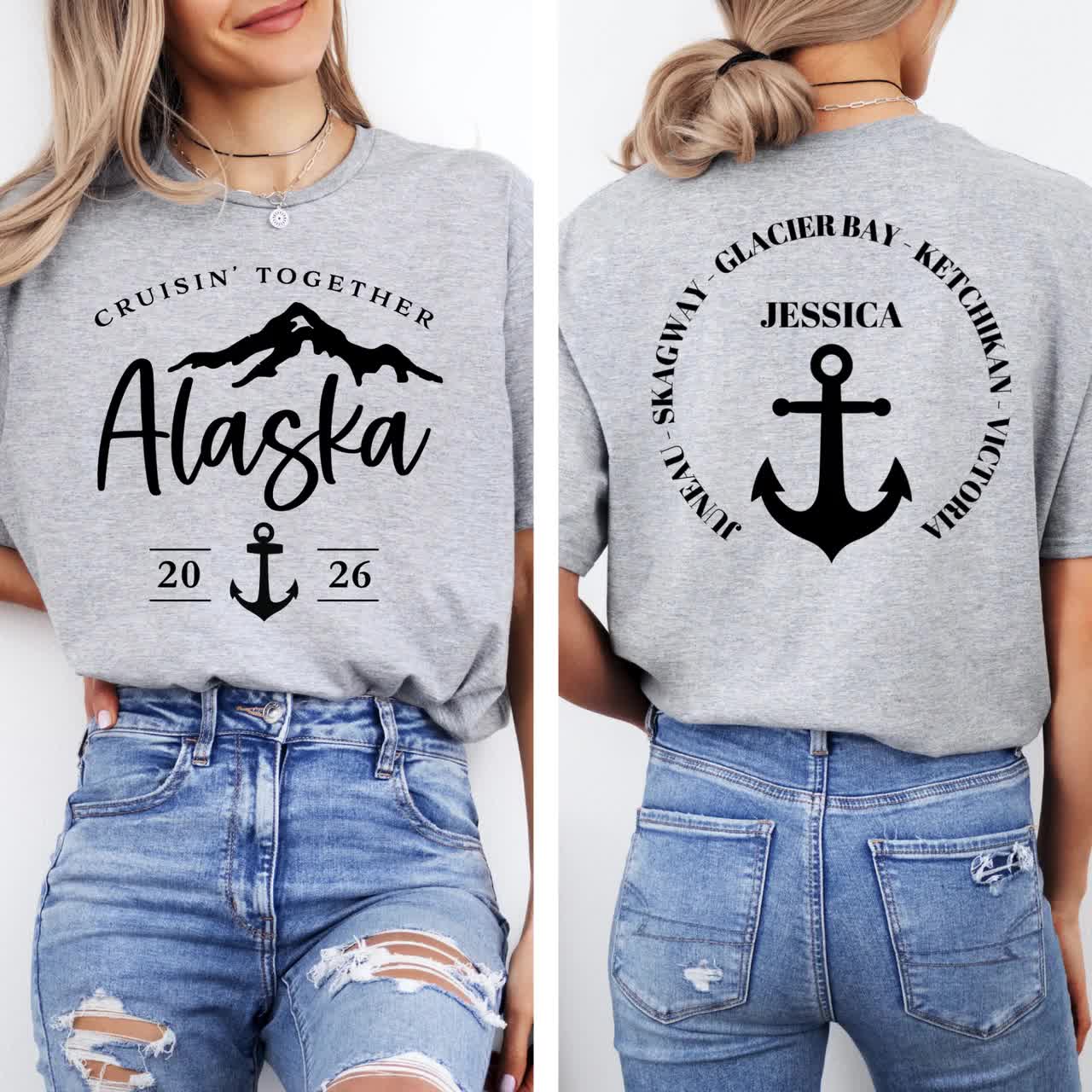 Camiseta, sudadera y sudadera con capucha personalizadas para el crucero por Alaska 2026 video poster