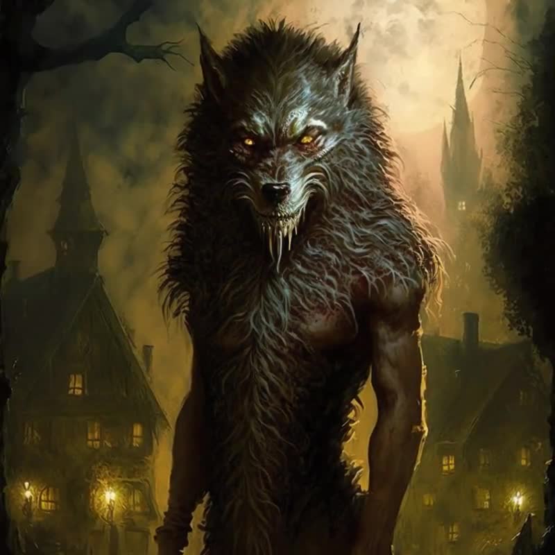 ArtStation - Werewolf By Night - Poster Art