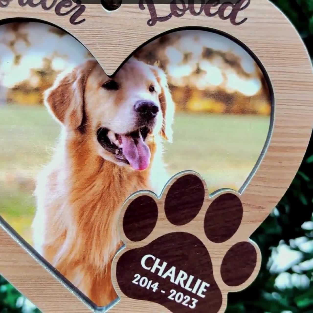 Decorazione natalizia a forma di cane Golden Retriever 2025