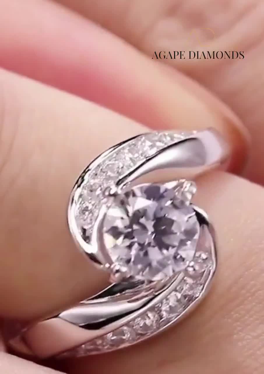 Agape engagement online rings