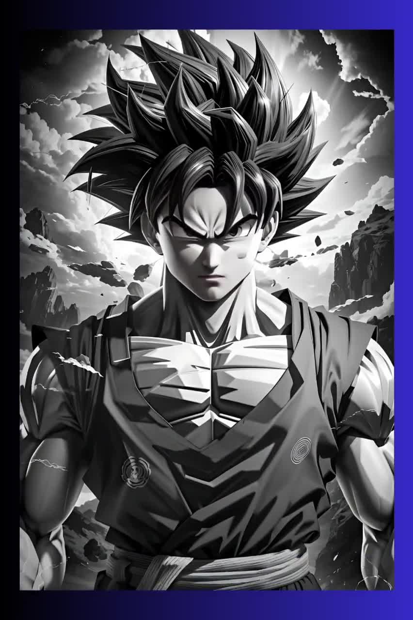 Son Goku Super Saiyan Mode posters & prints by Indi Creator - Printler