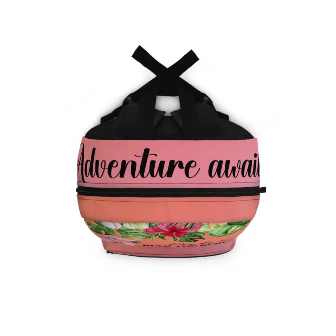 Mochila Flamingo Personalizada De Vuelta Al Cole Con Tu Nombre! - España