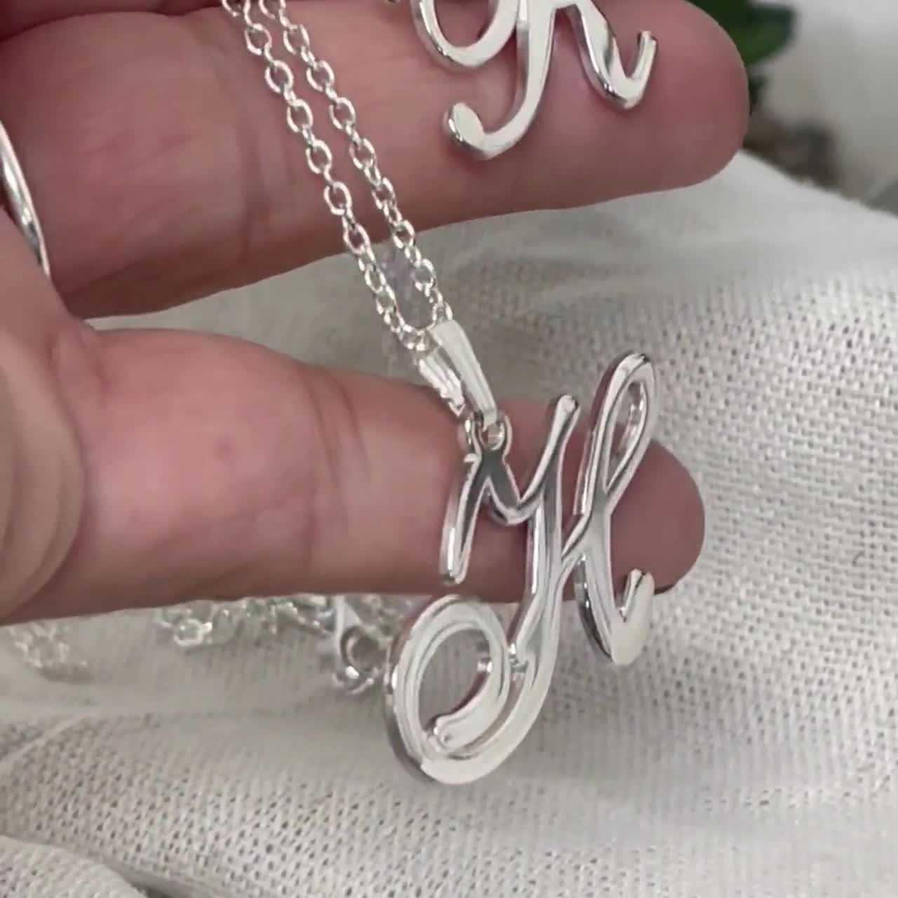  Collar personalizado de plata de ley con nombre para mujer,  cadena con colgante grabada personalizada, con nombres, personalizable,  para hombre, regalo de placa de identificación para mamá e hija, collar de