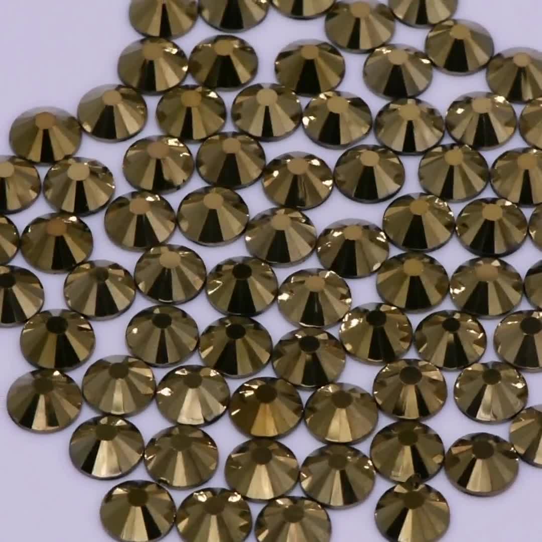 LUXE™ Aurum/Gold Hotfix Glass Rhinestones - 5 Star Rated