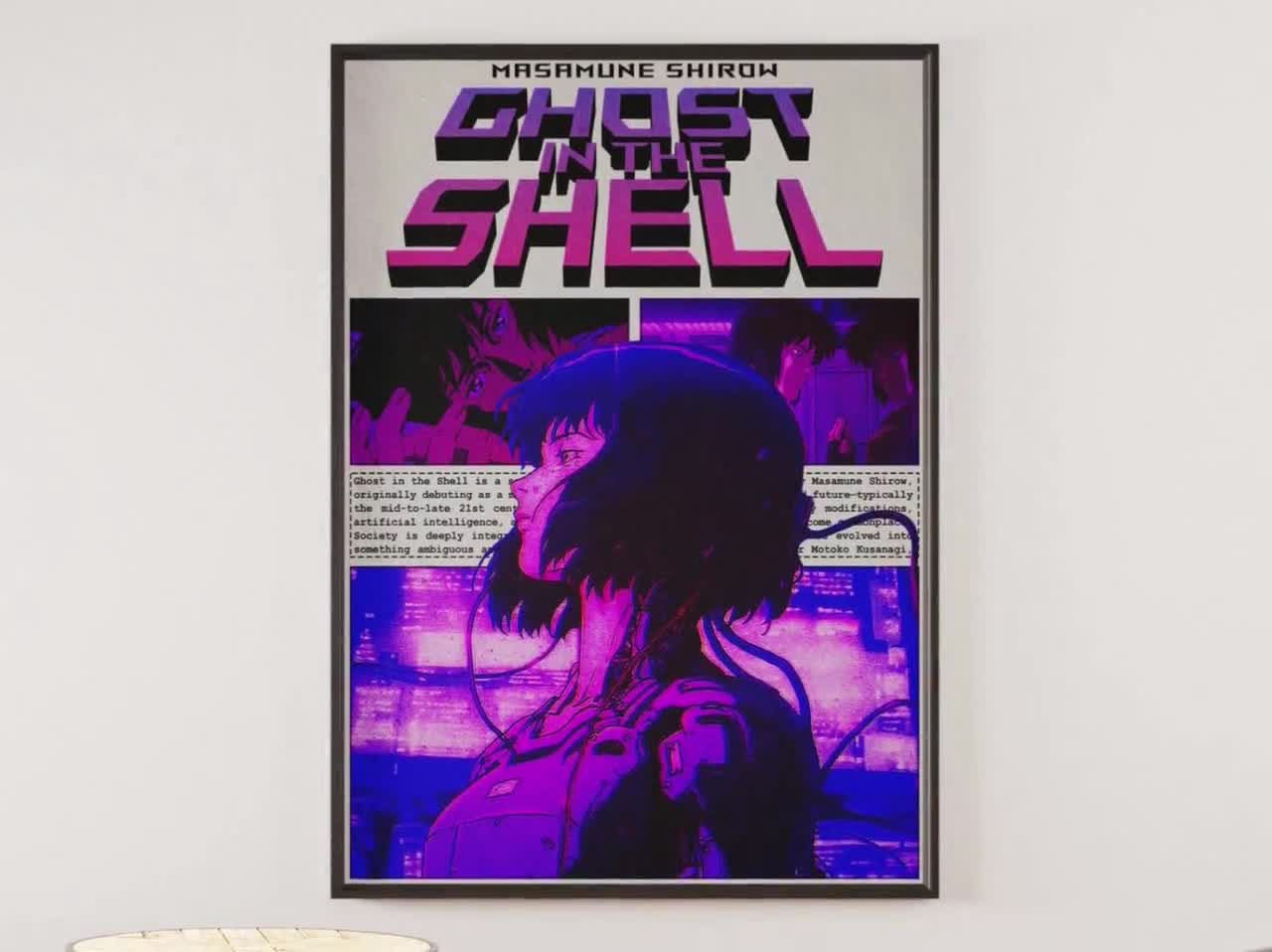 Ghost in the Shell Digital Poster Print, Ghost in the Shell Movie