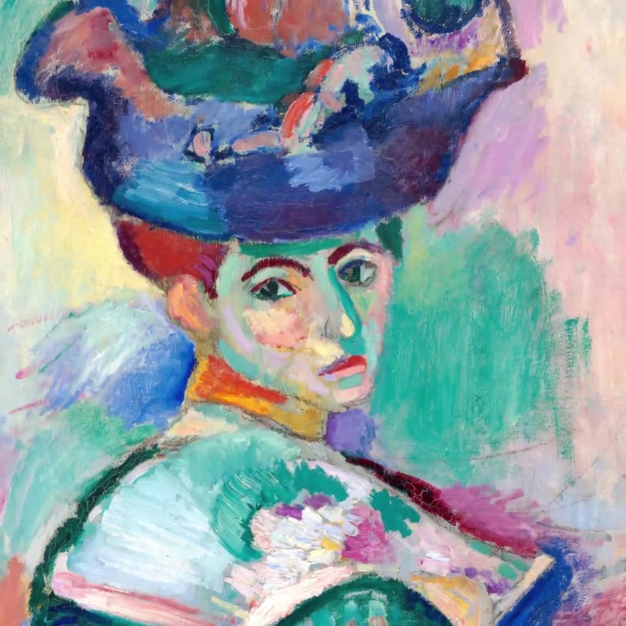 アンリ・マティス「帽子をかぶった女性」｜フォーヴィスム絵画｜現代