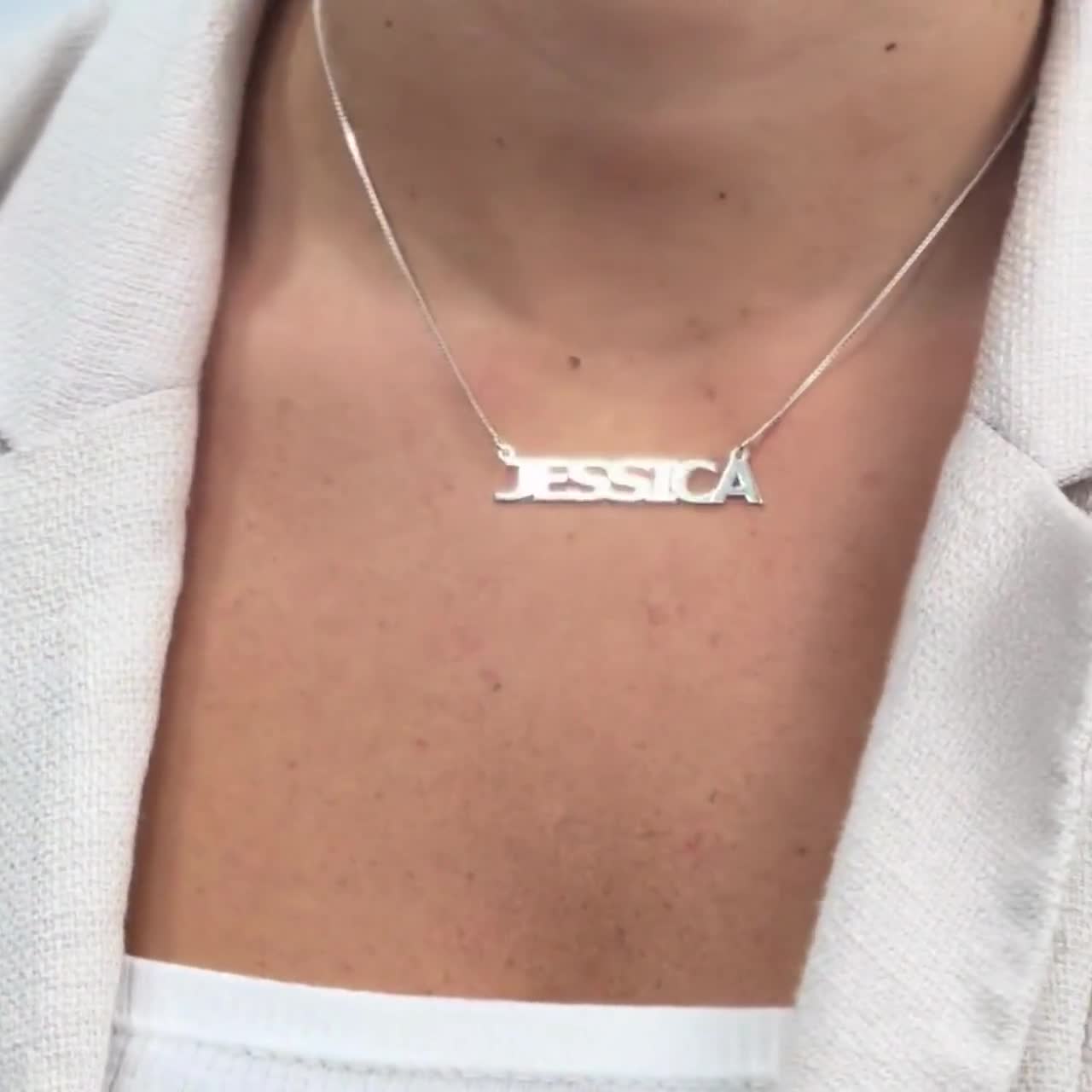 Collane Personalizzate Collana Personalizzata Con Nome In Argento - Foto 2