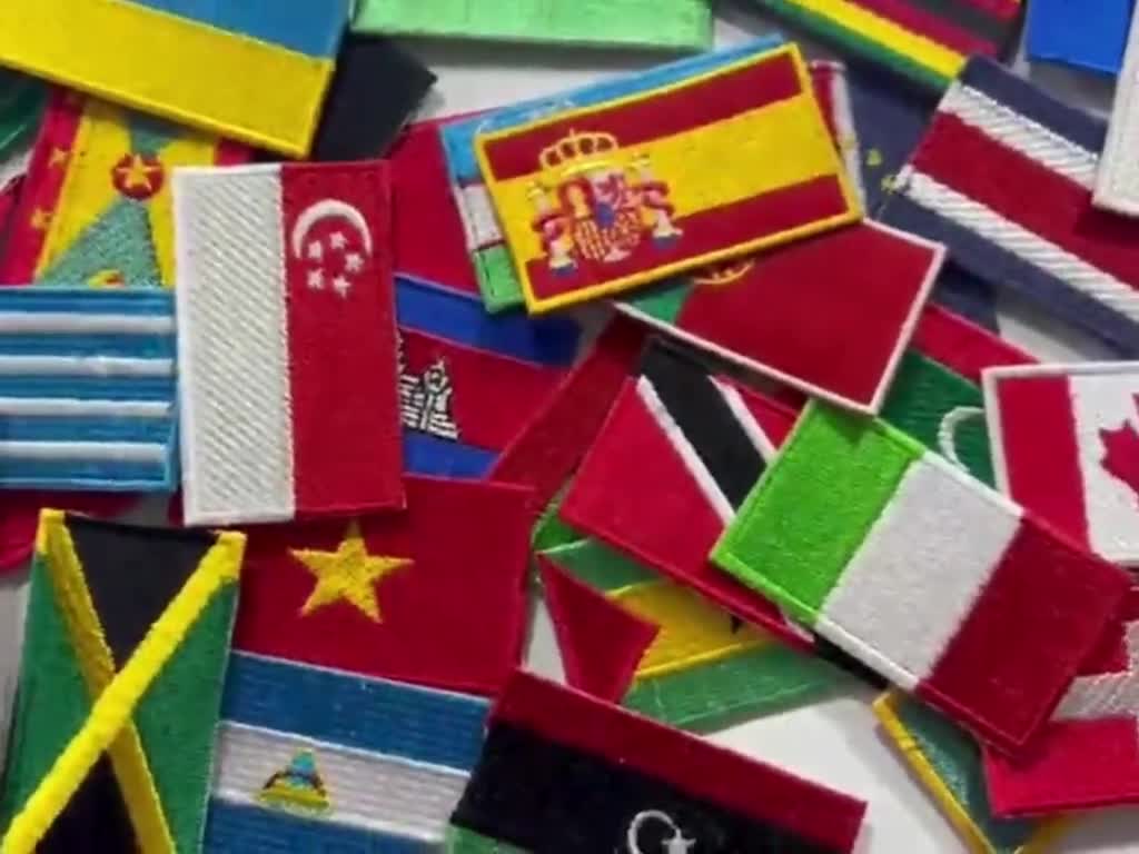 Bandiera nazionale di Malta ferro ricamato sulla patch cucita
