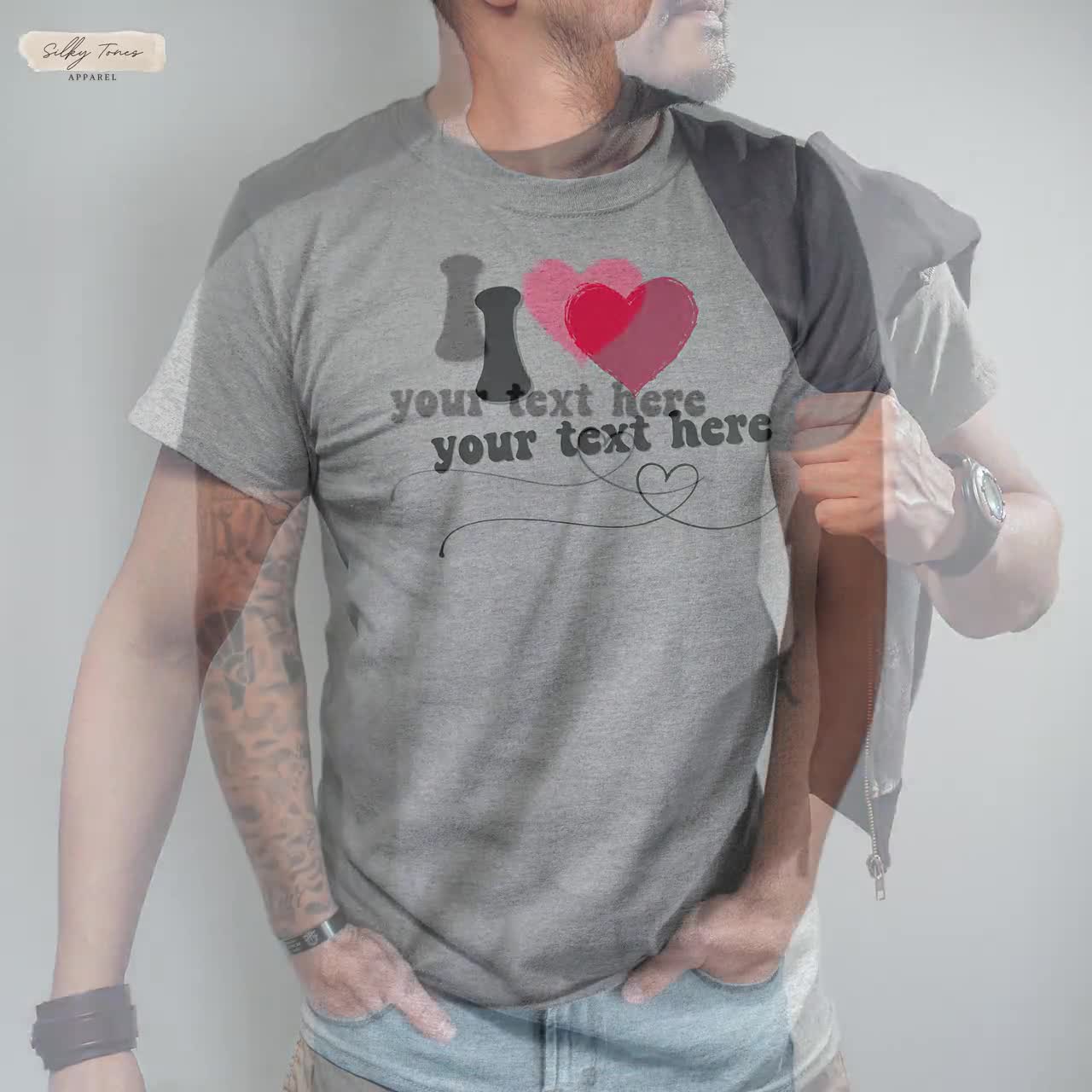 Camiseta para despedida de soltera corazón - Loume