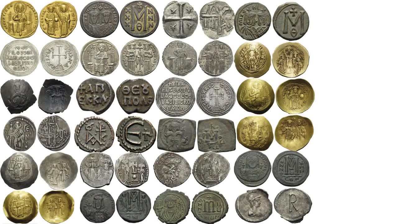 Ancient Byzantine Coins, Authentic, Excelent Quality