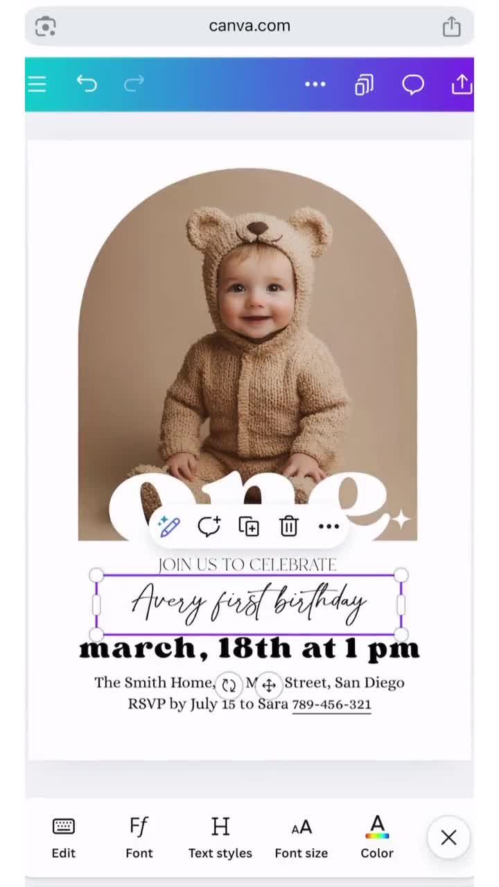 Editable Fall in Love Baby Shower Invitation Bundle, Fall Baby Shower Digital Invite Canva, Rustic Baby Clothes Line Printable Card video poster