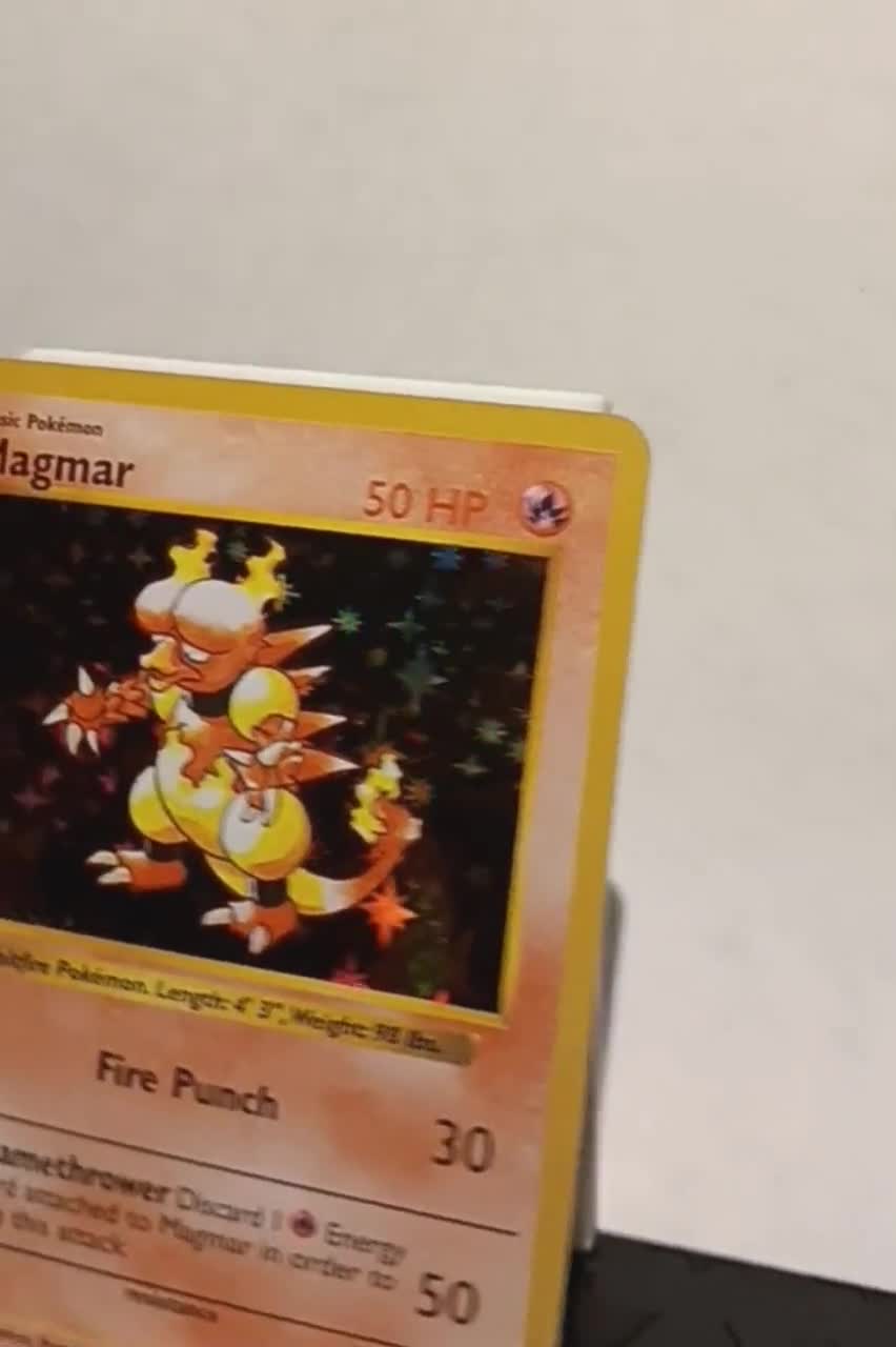 ポケモンカードゲーム Magmar 1st edition shadow less 1999 Pokemon Game Magmar 1st Edition Shadowless potential
