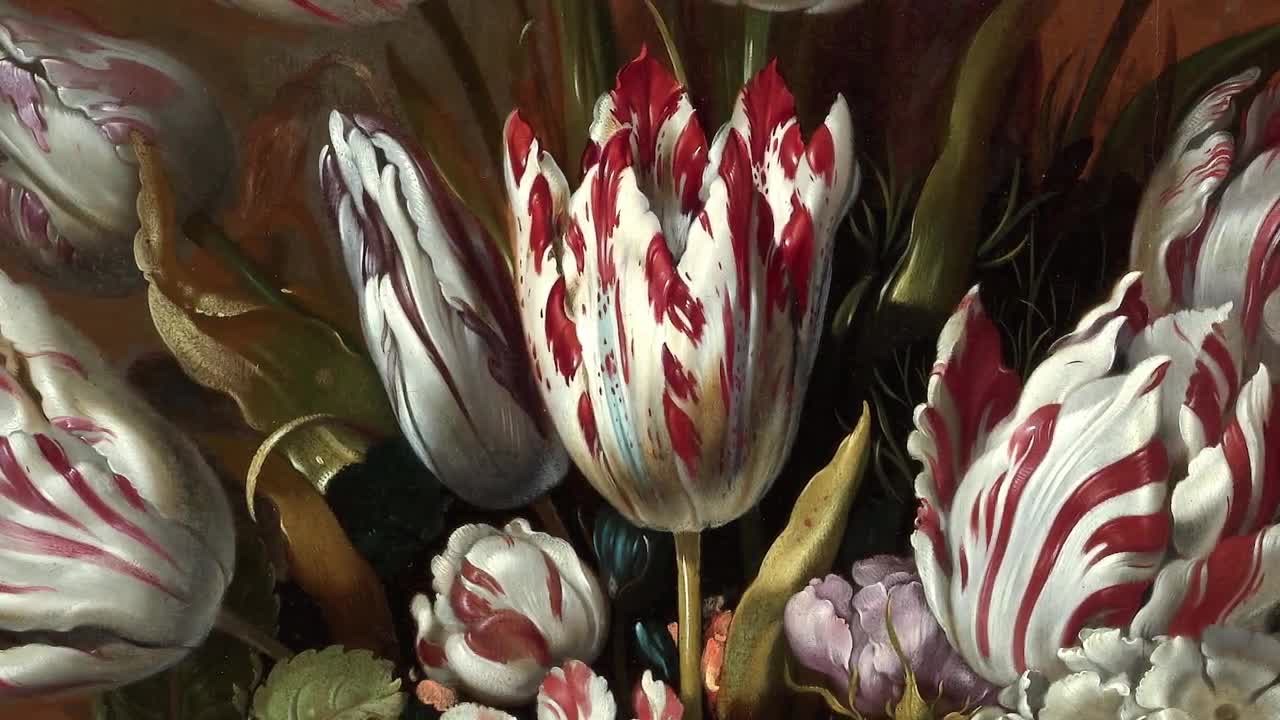 花の静物画、ハンス・ボロンギエ、1639年｜印刷可能な