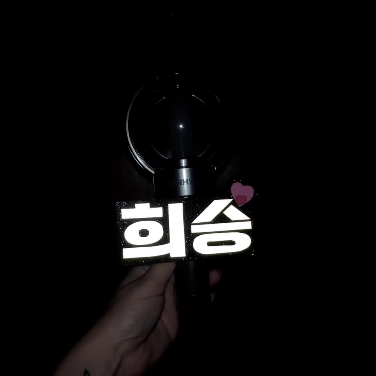 Kpop | Custom Mini Reflective Name Tag | Enhypen, Ateez, TXT