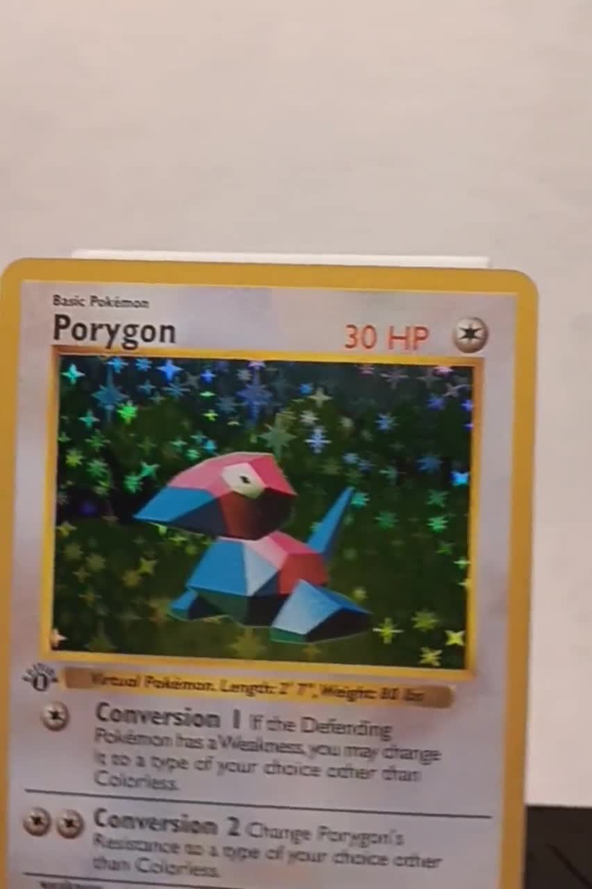 Porygon 1st Edition Shadowless - Perfect Gift for Kids or Poke