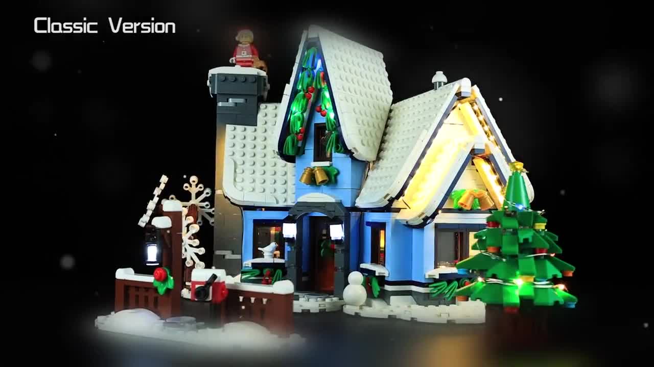 Recensione video: modello LEGO per adulti 10293 La visita di Babbo Natale