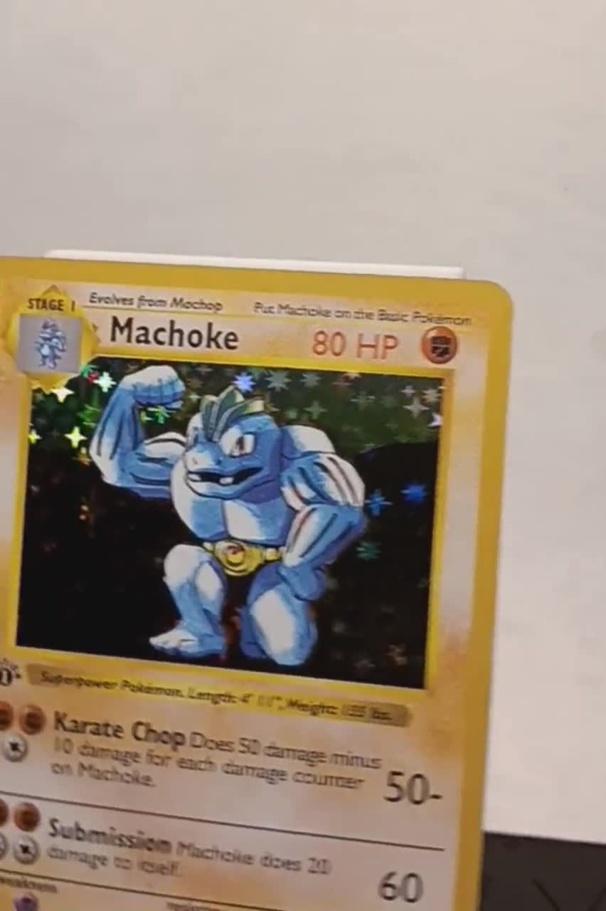 Machoke 1st Edition Shadowless Proxy - Perfect Gift for Kids