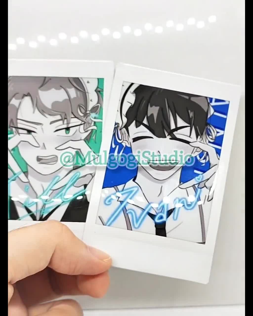 Omori Alien Stage Real Polaroid Instax | Basil Mari Aubrey Omori