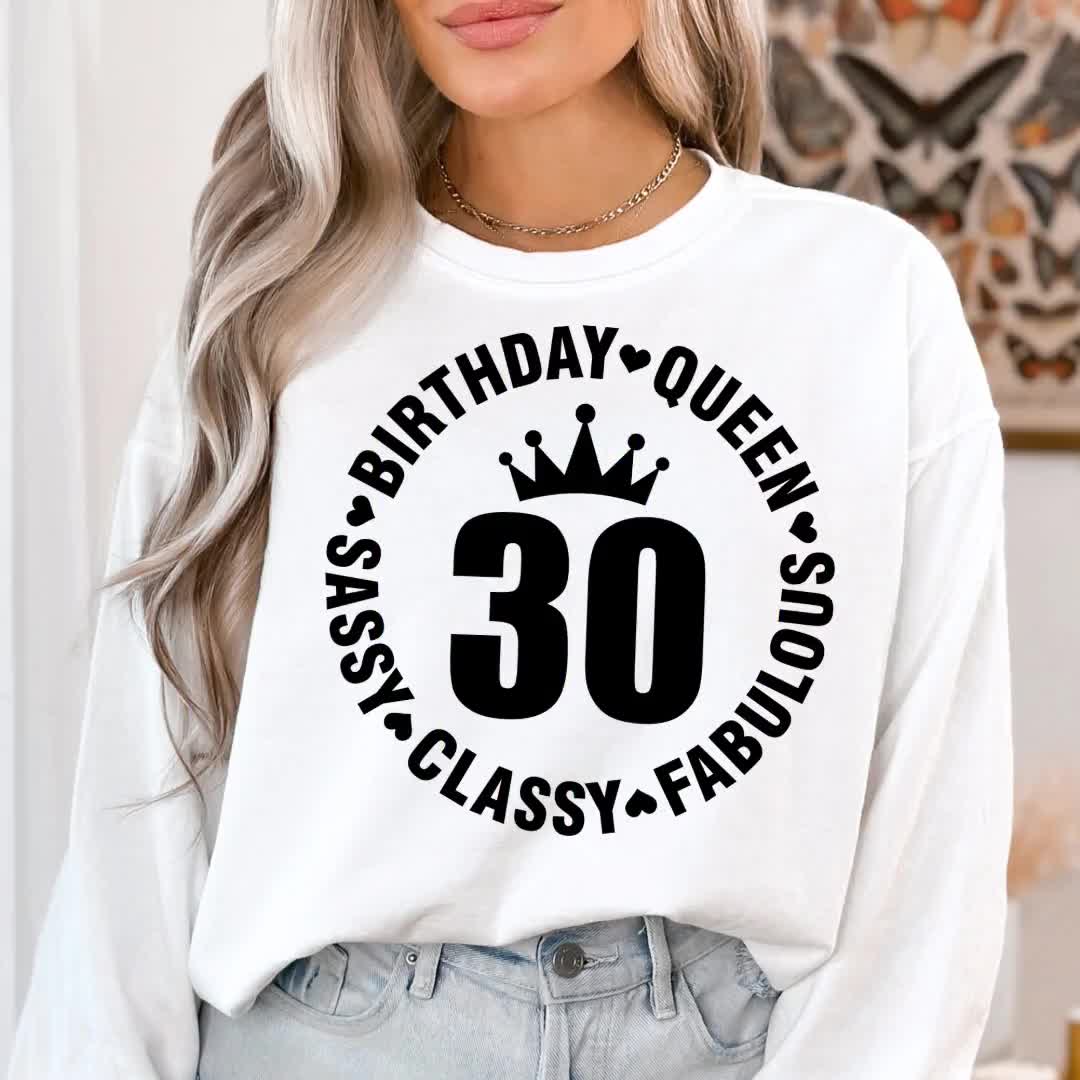 30th Birthday SVG Bundle, Sassy Fabulous Designs (digital Download