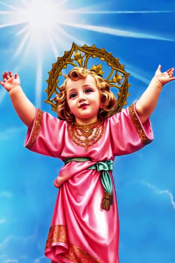 El Divino Niño Print, Christ Child Artwork, Religious Home Decor