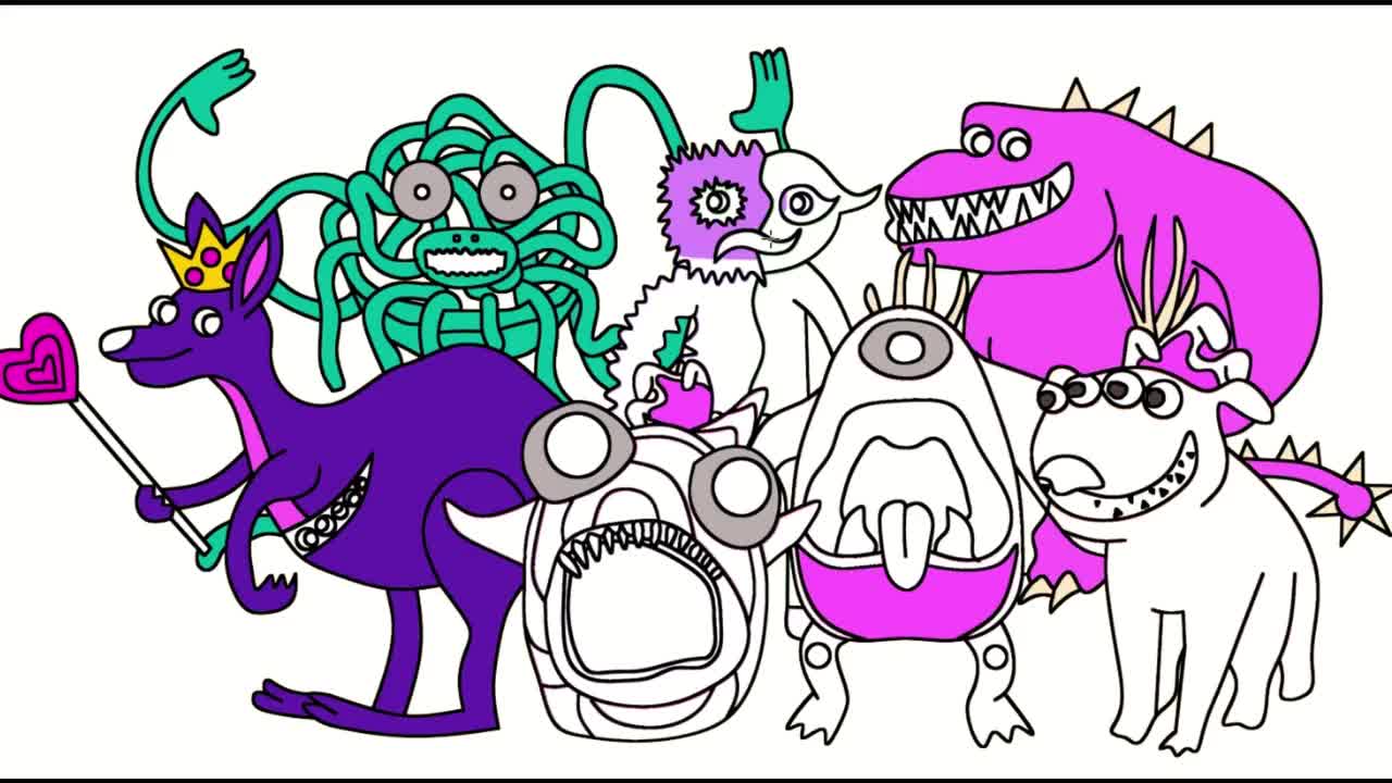 Immerse in Fear: Garten of Banban Coloring Pages - Click to view