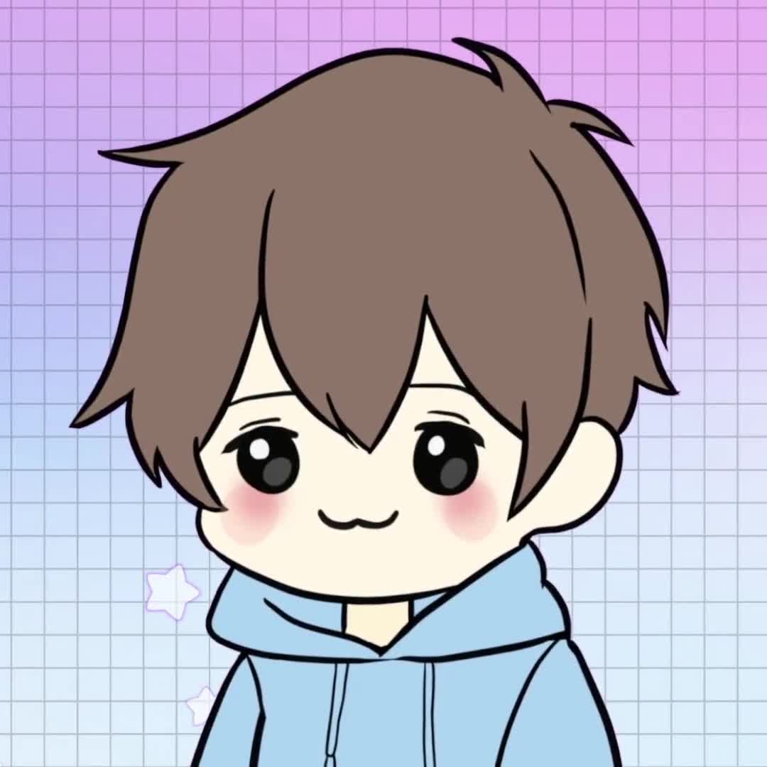 Kawaii Anime Gamer menino PNGTuber | Avatar VTuber de cabelo castanho  bonito e pronto para jogos para streaming | PNG pré-fabricado Tuber Girl  Twitch Discord Streamer