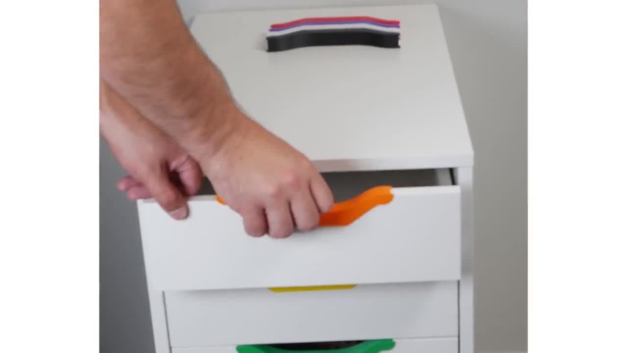 IKEA風スリムAlex引き出しハンドル | デスクやオフィスの整理整頓