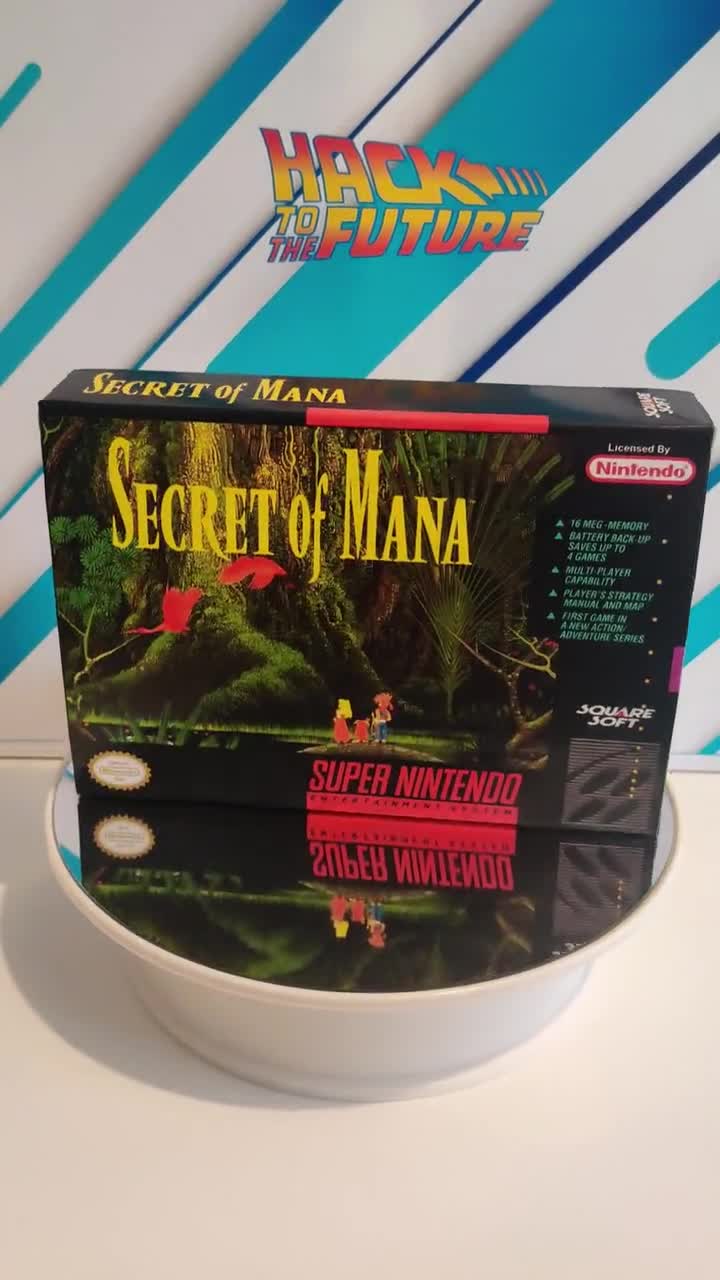 Secret of Mana: SNES Box, Manual & Map - Etsy