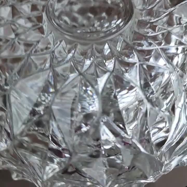 Val Saint Lambert Nicole Crystal Ashtray – Vintage Cut Lead